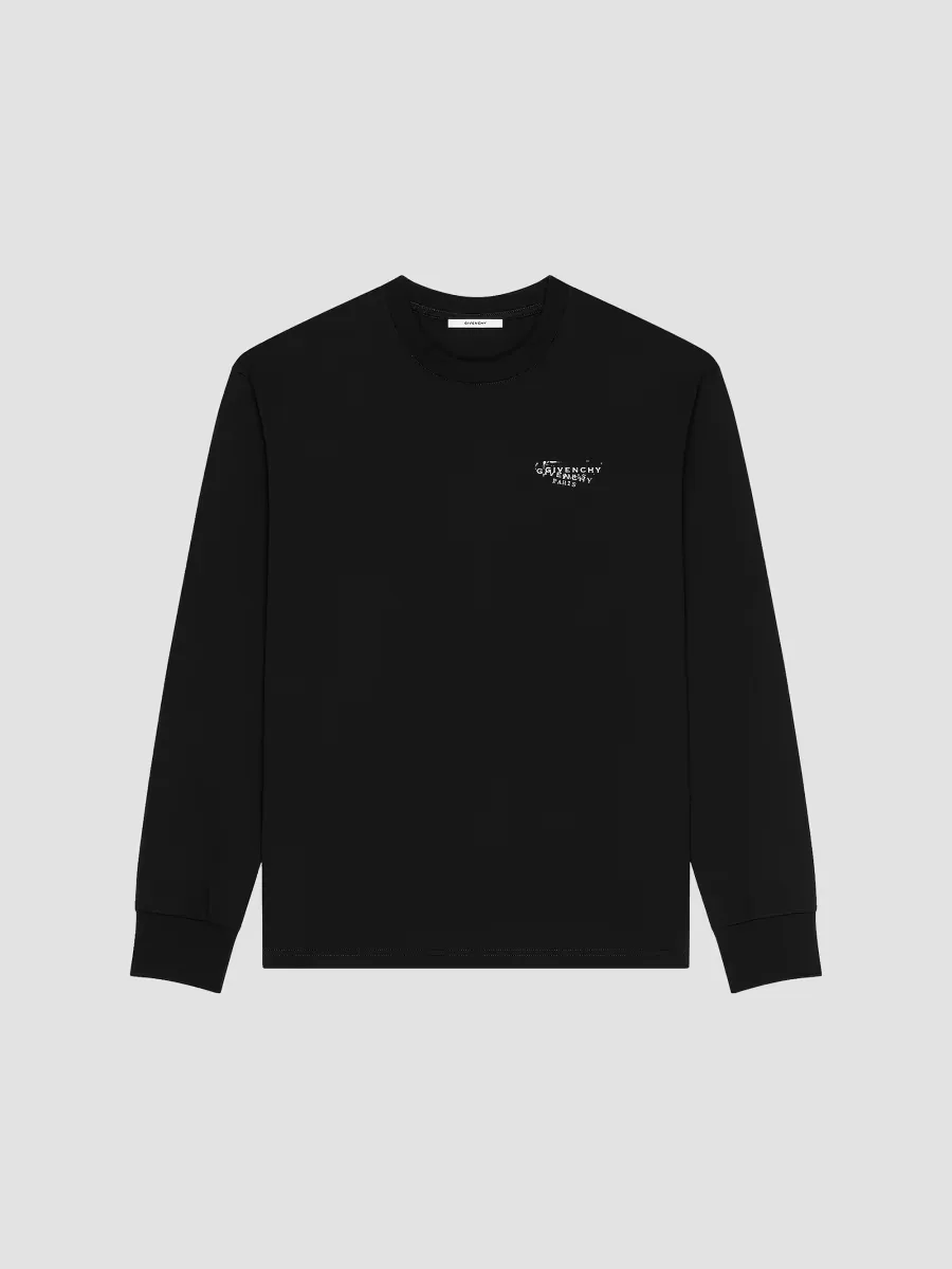 T-Shirt in Cotton with Stamp Print by GIVENCHY