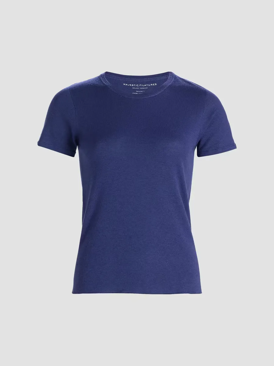 Cashmere Short-Sleeve Tee by Majestic