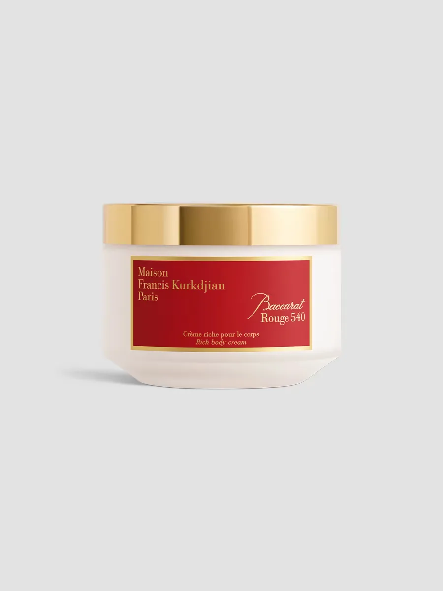 Baccarat Rouge 540 Rich Body Cream by Maison Francis Kurkdjian