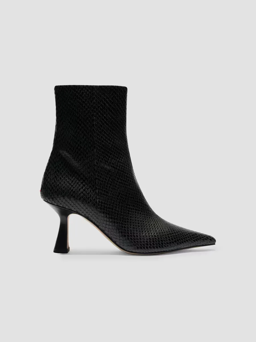 Vivi Mini Snake-Print Leather Ankle Boots by Aeyde