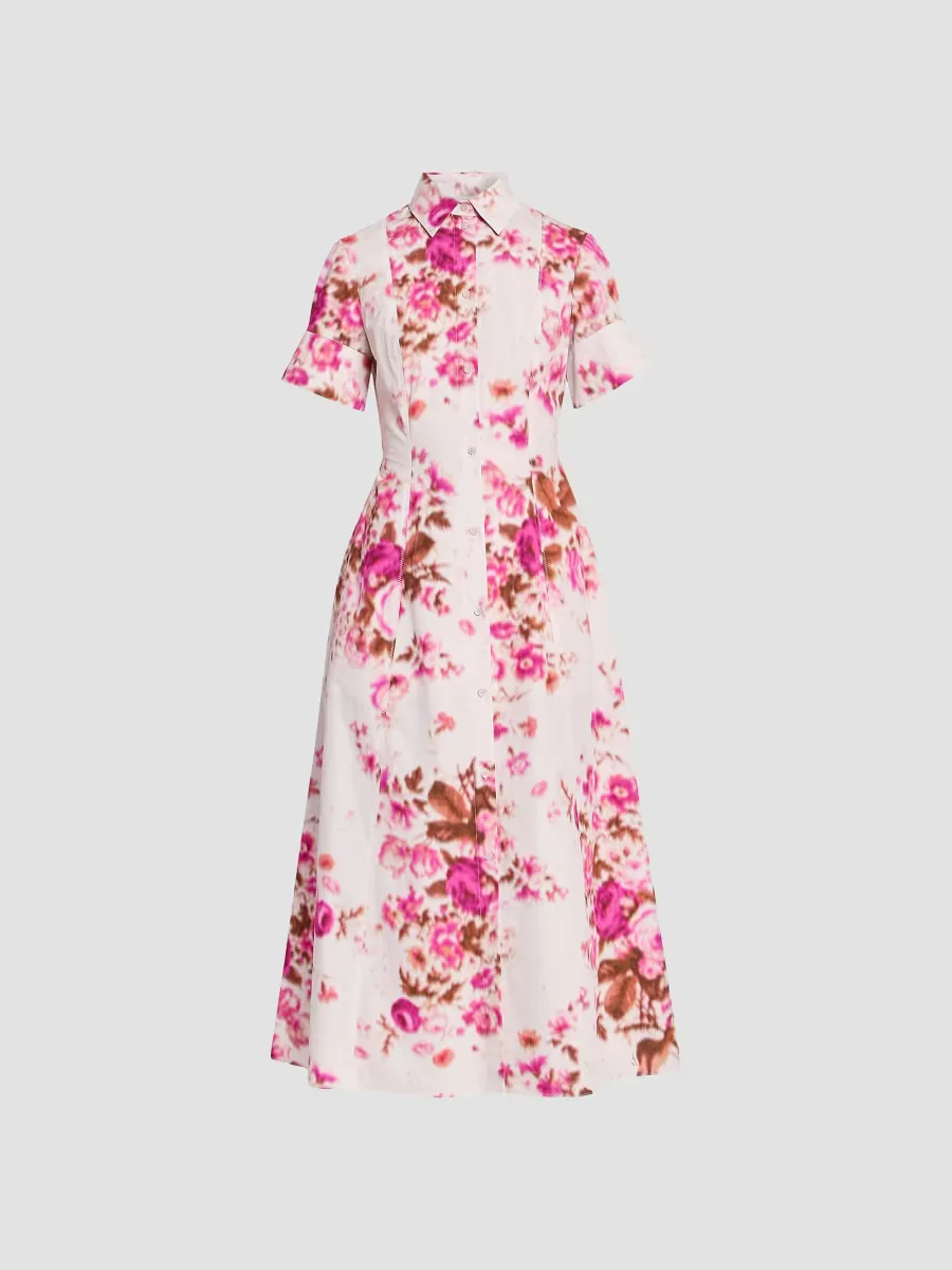 Floral Cotton Shirtdress