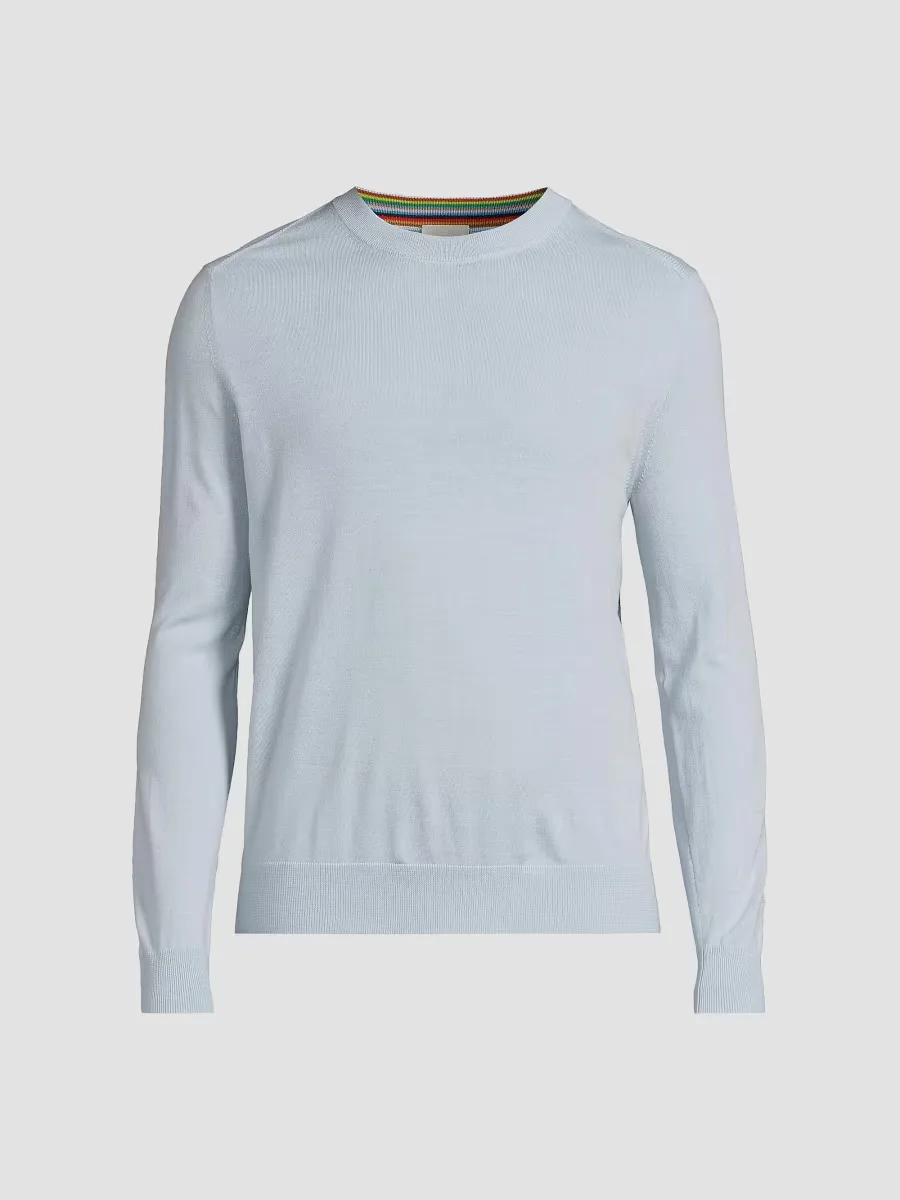 Wool Crewneck Sweater by Paul Smith