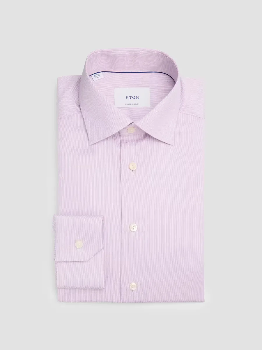Dobby Contemporary-Fit Dress Shirt by Eton