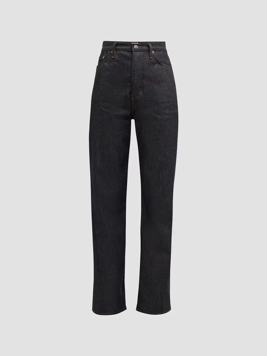 Twisted Seam High-Rise Jeans