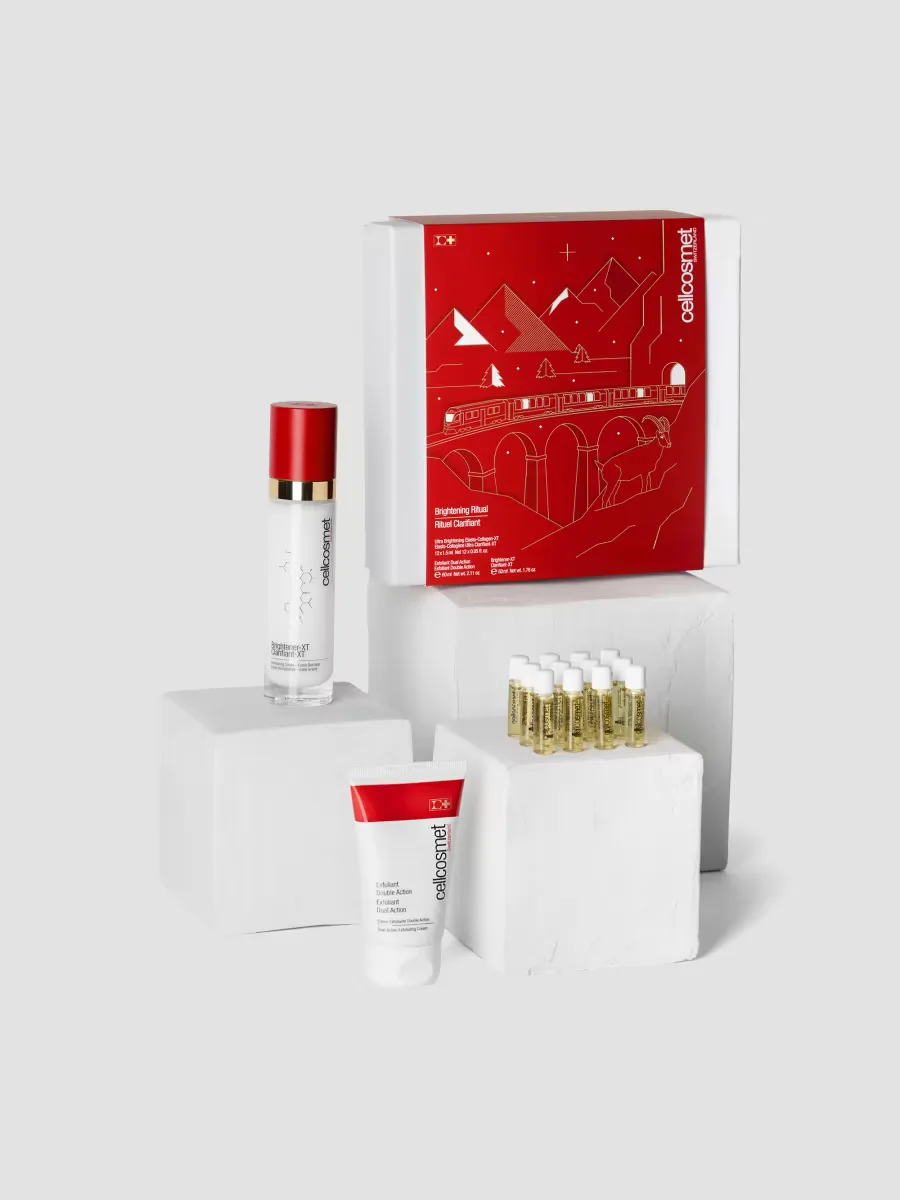 Ultra Brightening Ritual 3-Piece Skincare Set by Cellcosmet Switzerland
