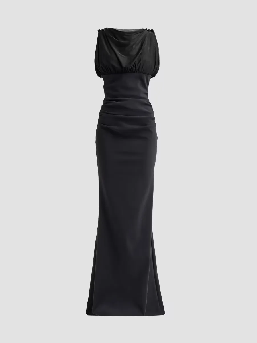 Bylina Draped Mermaid Gown by Chiara Boni La Petite Robe