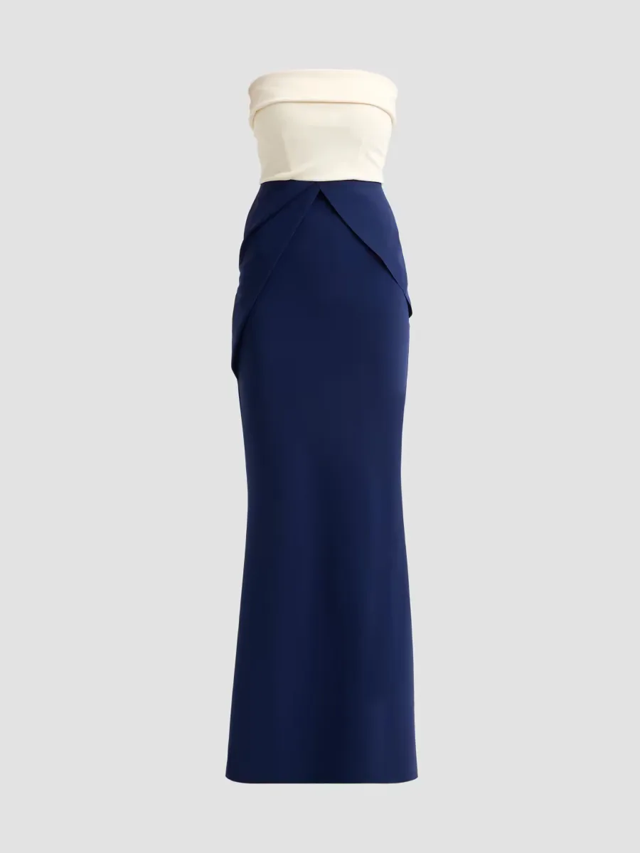 Sharuki Strapless Sheath Gown by Chiara Boni La Petite Robe