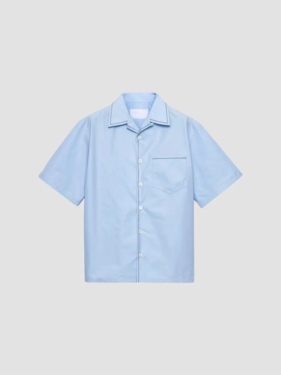 Short-Sleeved Cotton Shirt