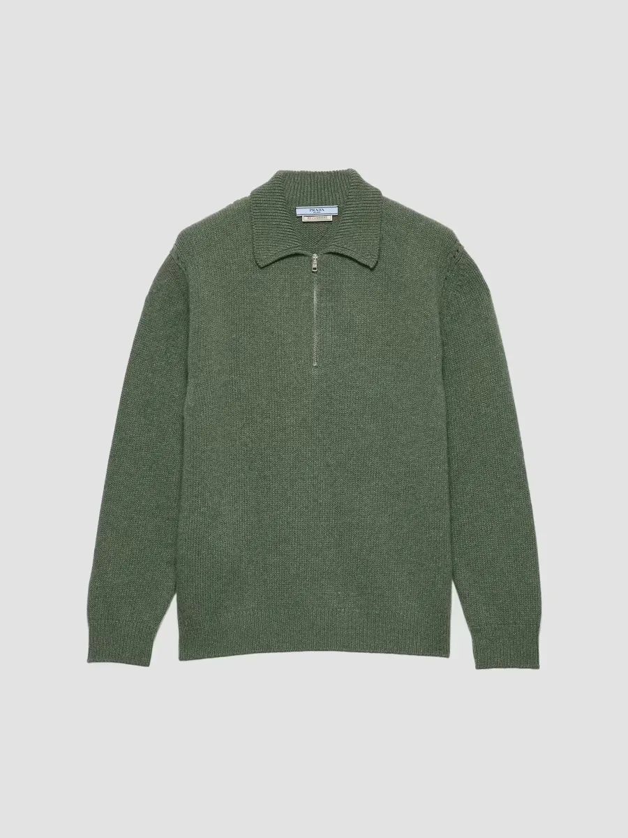 Cashmere Polo Sweater by Prada