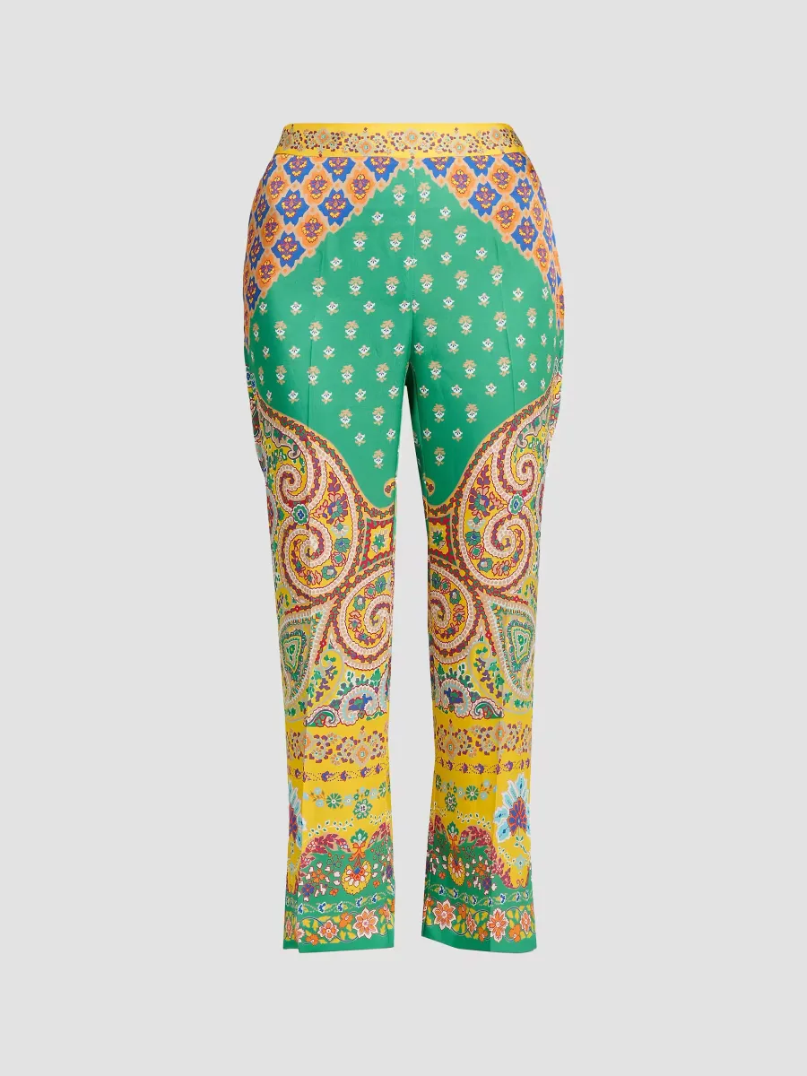 Paisley Bootcut Trousers by ETRO