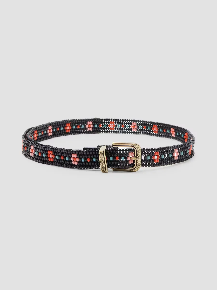 Floral Beaded Embroidered Belt by ETRO
