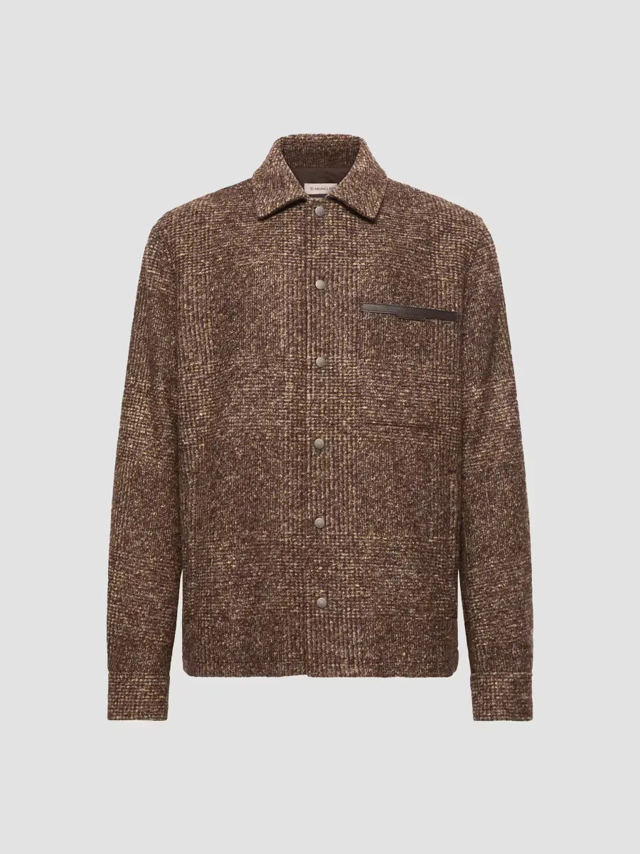 Shirt Jacket in Jersey by Moncler