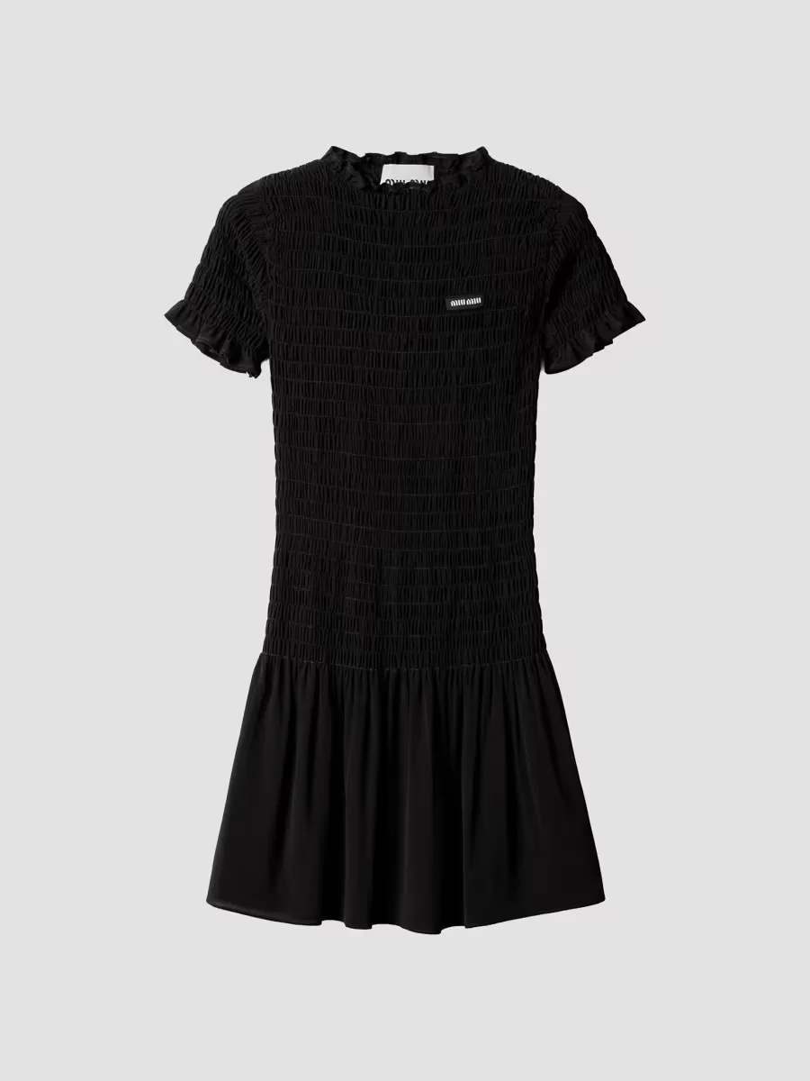 Georgette Mini-Dress by Miu Miu