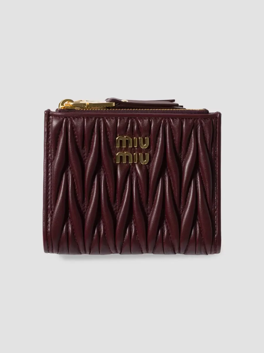 Small Matelass Nappa Leather Wallet
