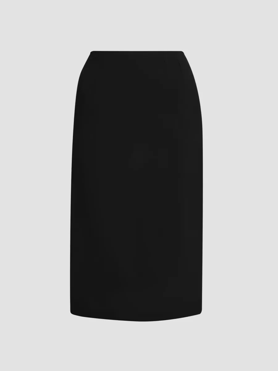 Virgin Wool Pencil Midi-Skirt by Dolce & Gabbana