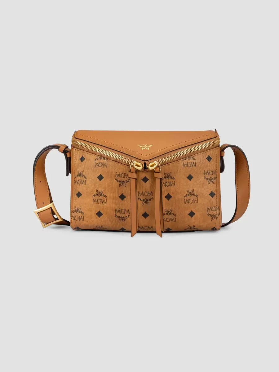 Diamant 3D Vi Leather Small Shoulder Bag by MCM