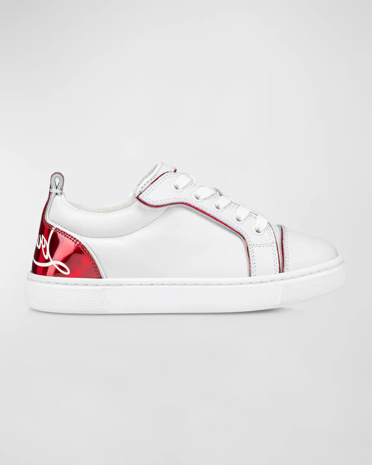 Funnyto Logo Heel Cap Sneakers by Christian Louboutin
