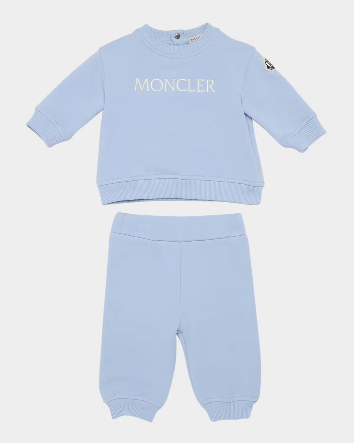 Embroidered Sweatshirt & Pants Set by Moncler