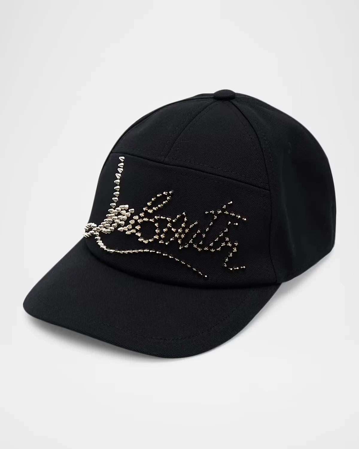 Enky Loubishow Canvas Baseball Cap by Christian Louboutin