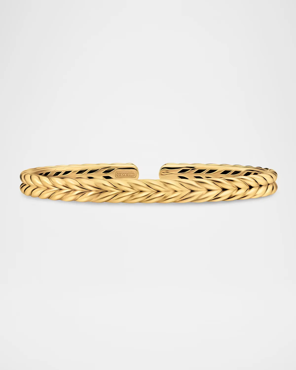Chevron Flex Bracelet in 18K Yellow Gold, 6.5mm by David Yurman