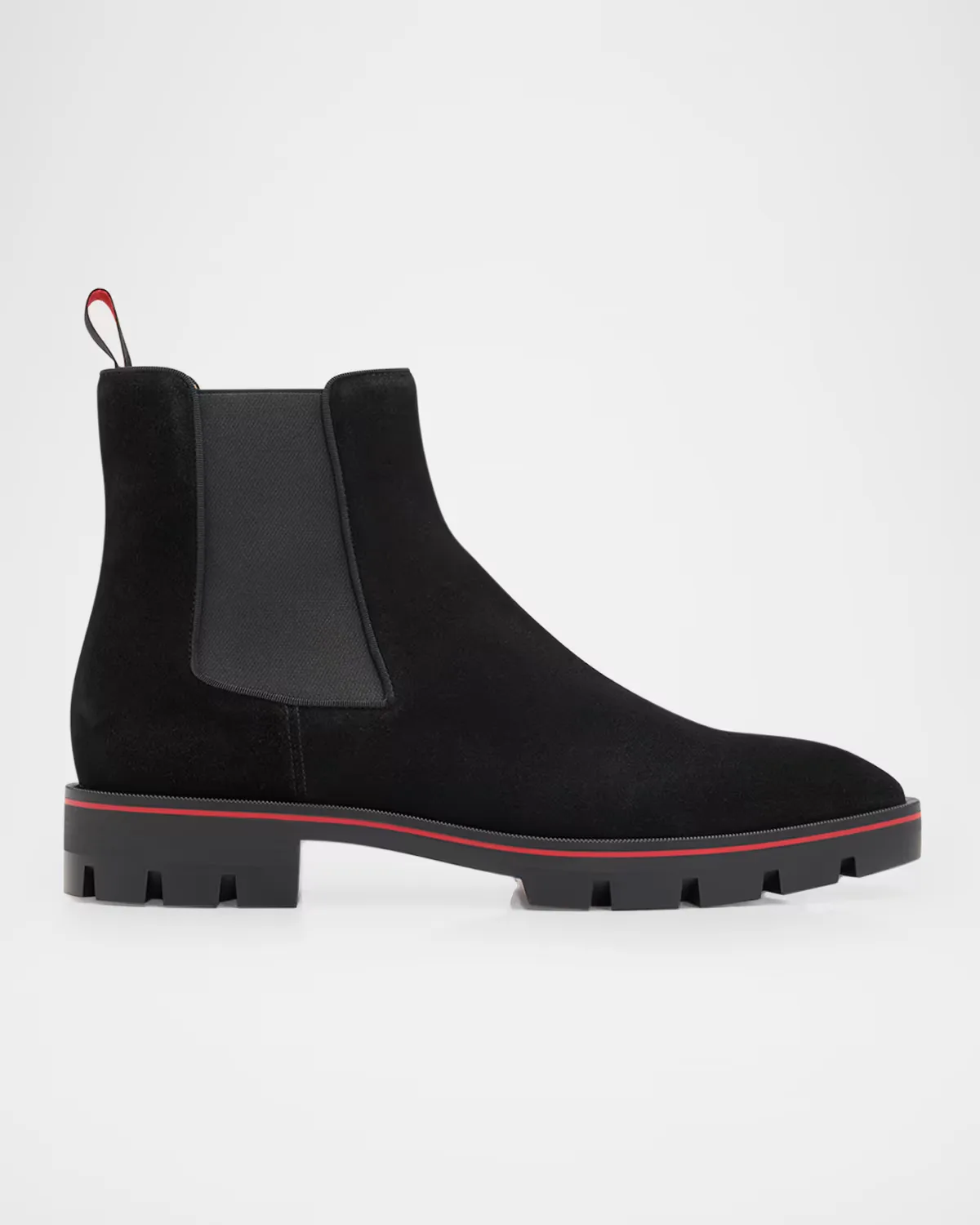 Alpinosol Soft Leather Chelsea Boots by Christian Louboutin