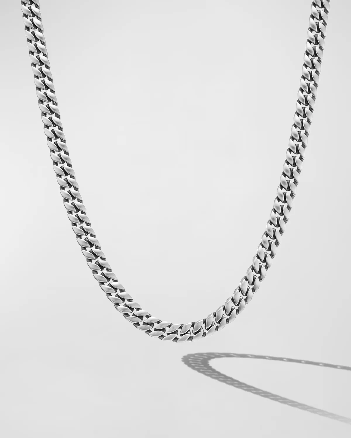 Curb Chain Necklace in Silver, 6mm, 20L by David Yurman