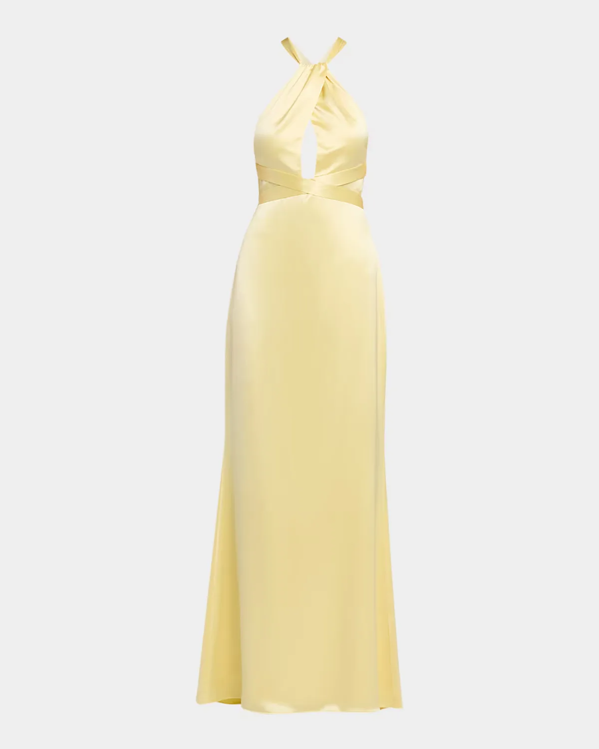 Magnolia Satin Halter Dress by Retrofête