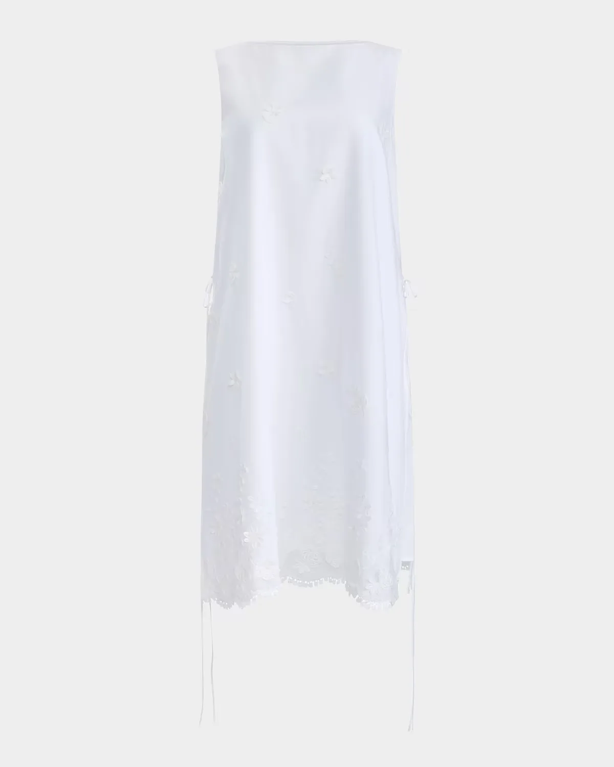 Frida Floral Crochet Sleeveless Shift Dress by Altuzarra