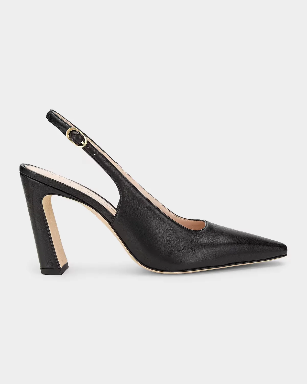 Stassi 85MM Leather Slingback Pumps by Stuart Weitzman