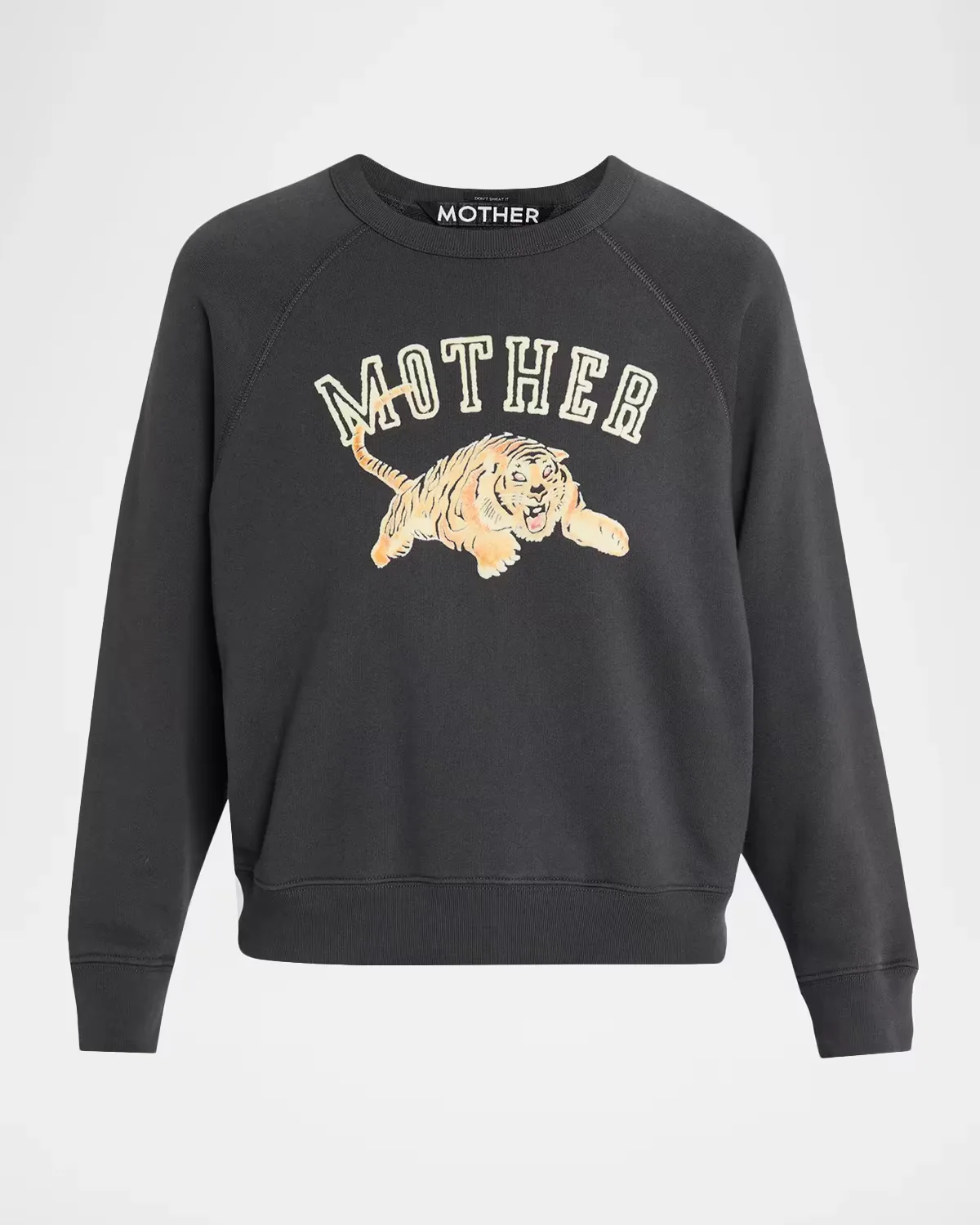 The Concert Tiger Graphic Cotton Sweatshirt by MOTHER
