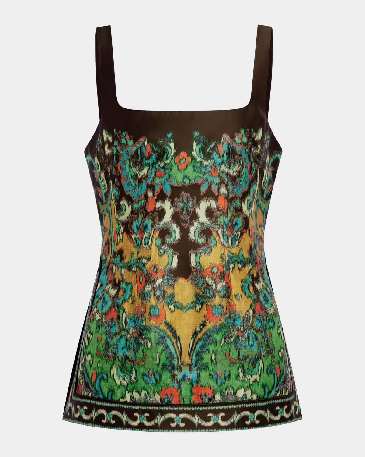 Charlotte Sleeveless Square-Neck Top by ALMAIS