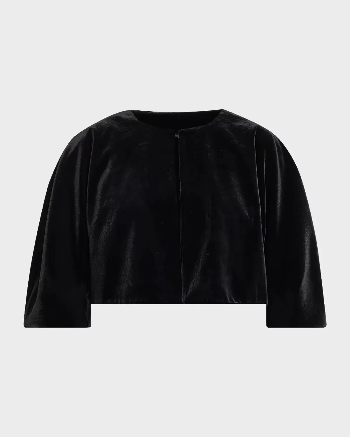 Cropped Velvet Bolero by Teri Jon