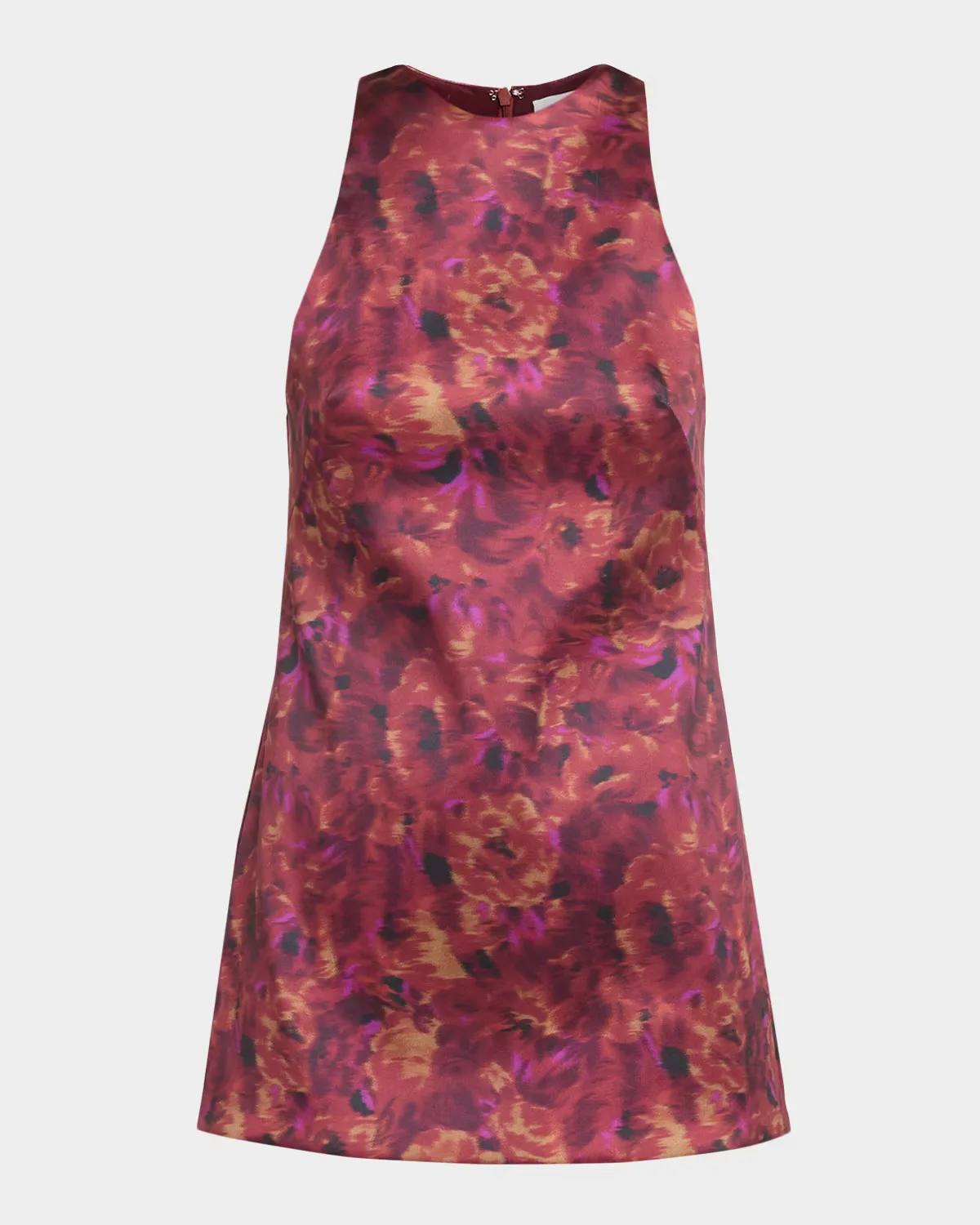 Joelle Sleeveless Floral-Print Mini Dress by Brandon Maxwell