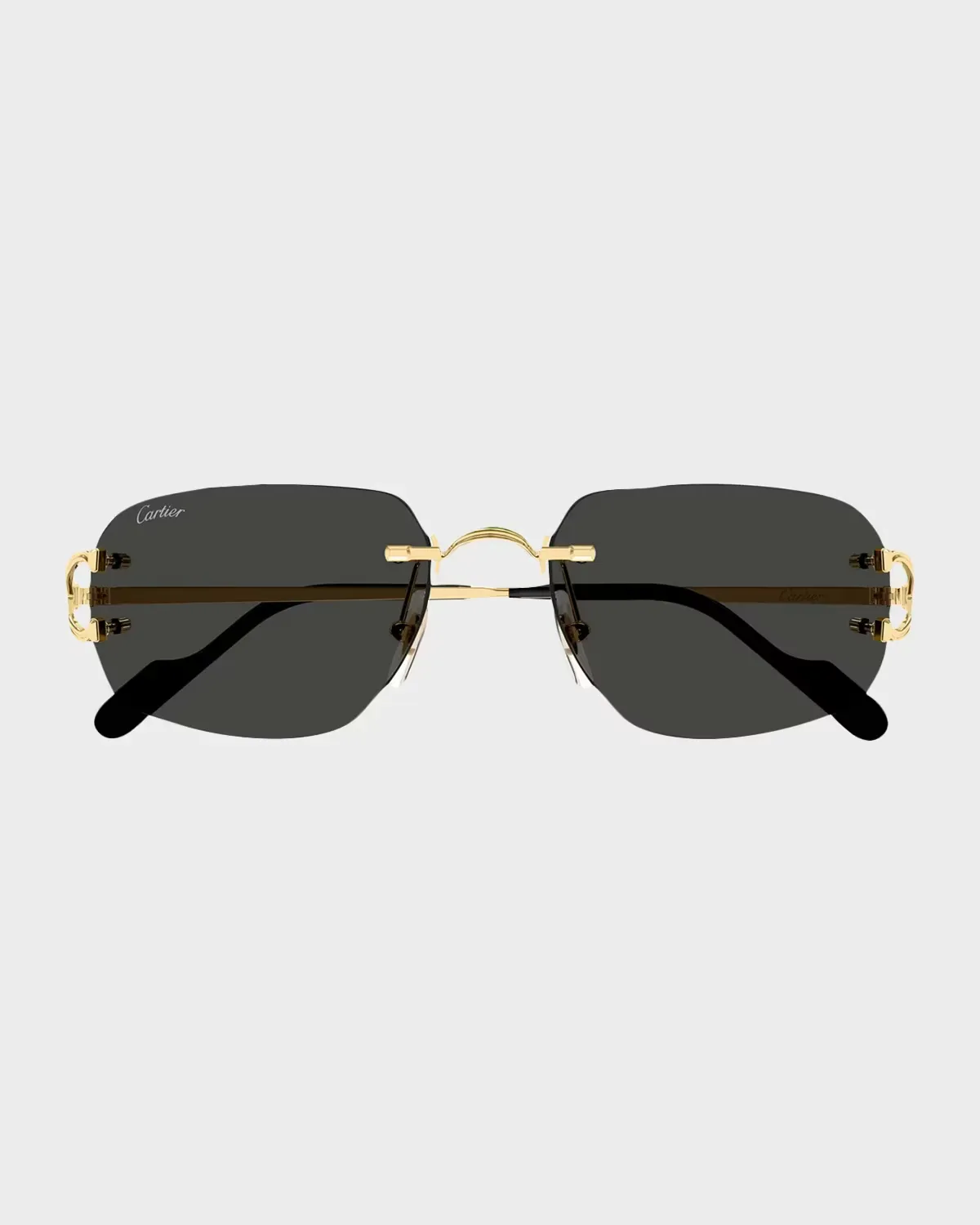 Rimless Rectangle Sunglasses