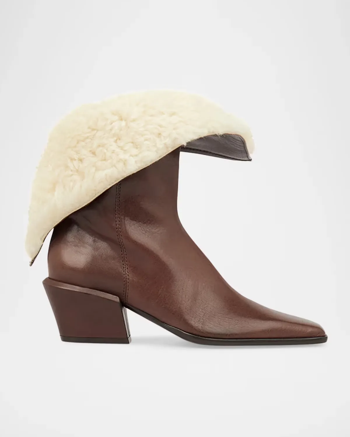 Bettina 50MM Shearling-Lined Leather Boots