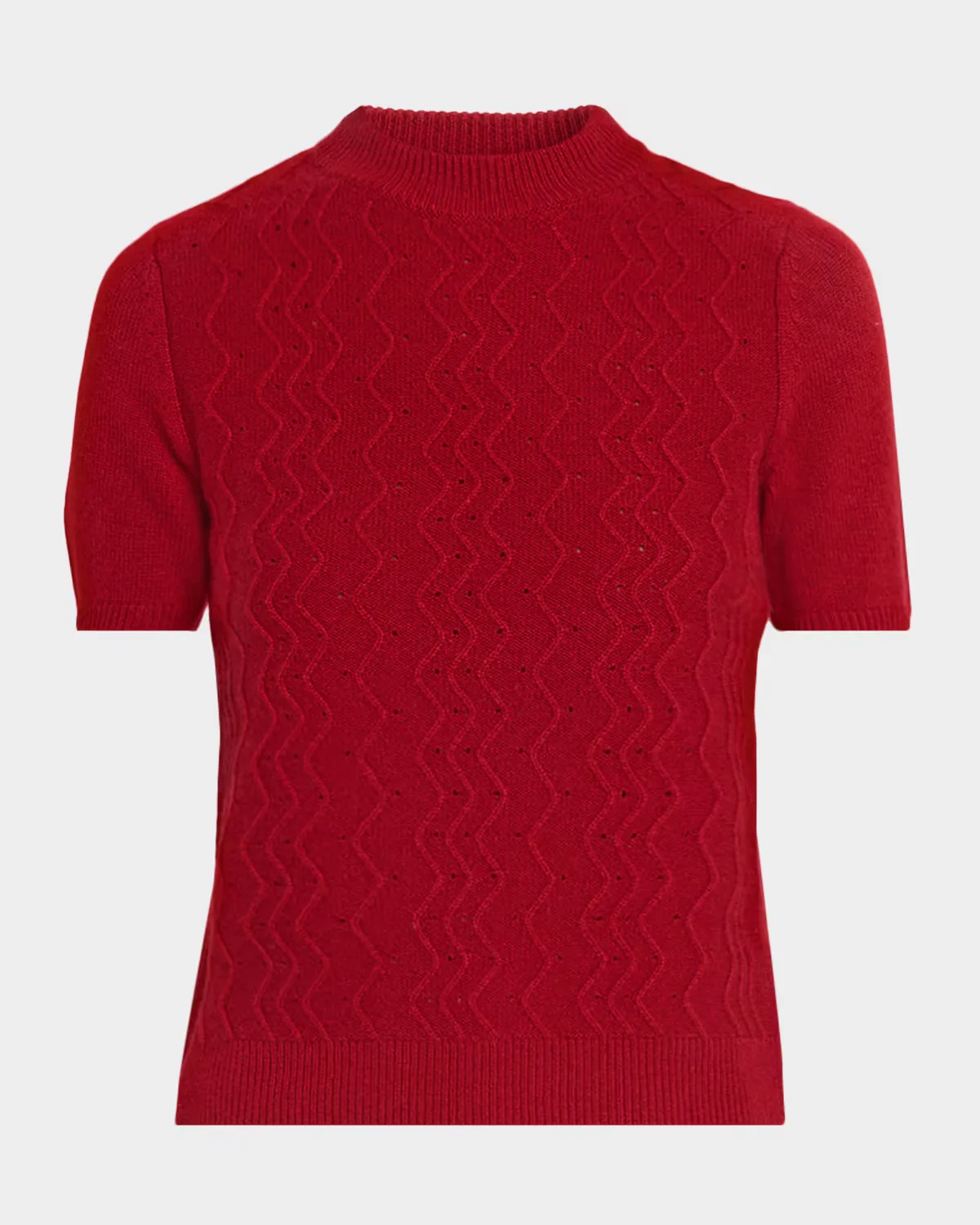 Cashmere Textured Mock Turtleneck Sweater by TSE