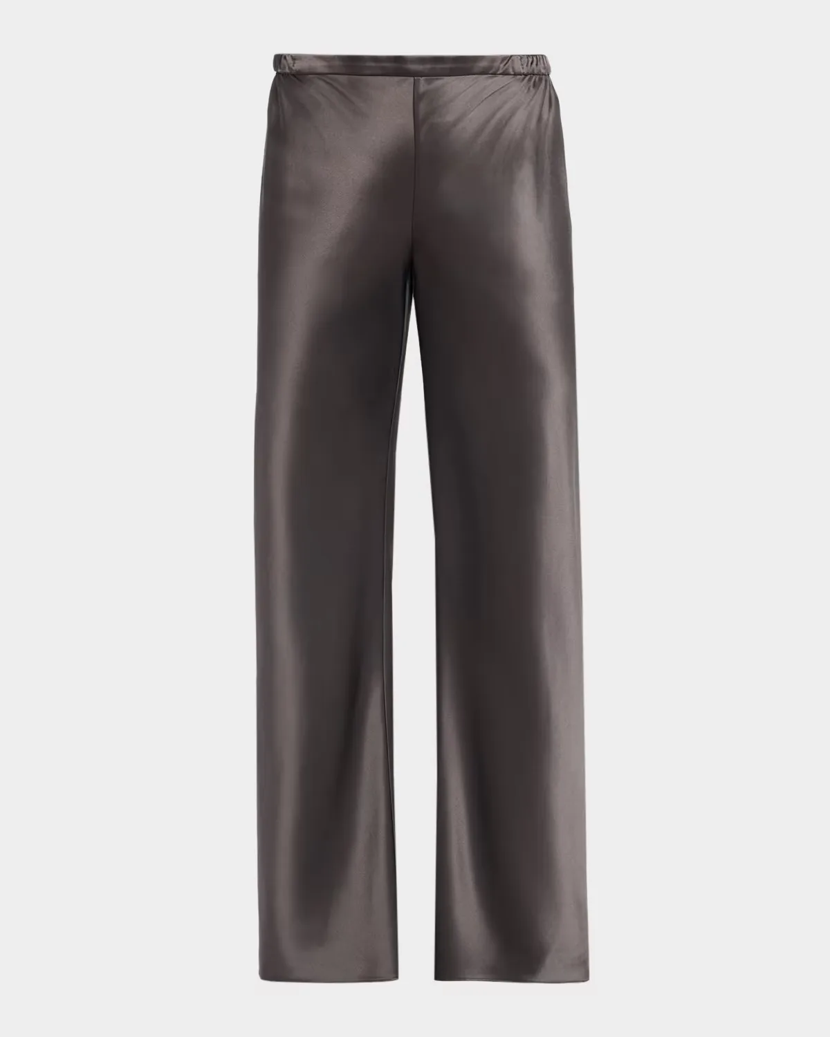 Silk Straight-Leg Pants by TSE