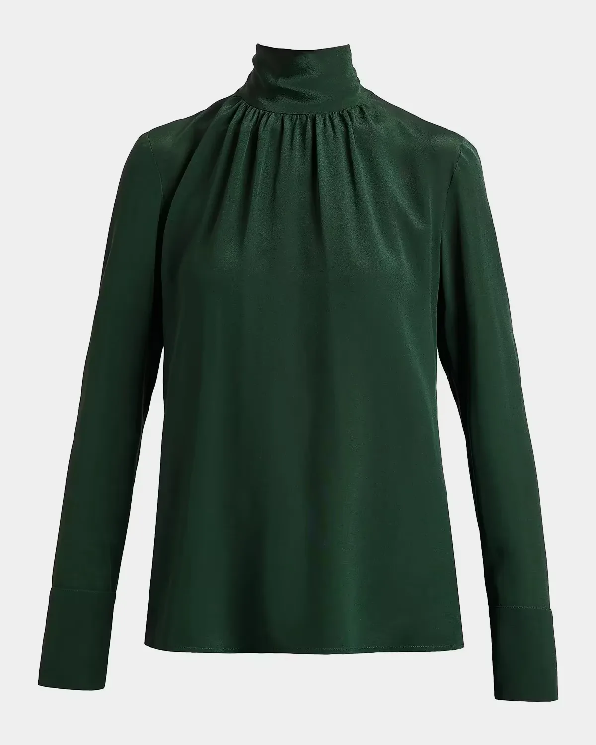 Silk Turtleneck Blouse by Santorelli
