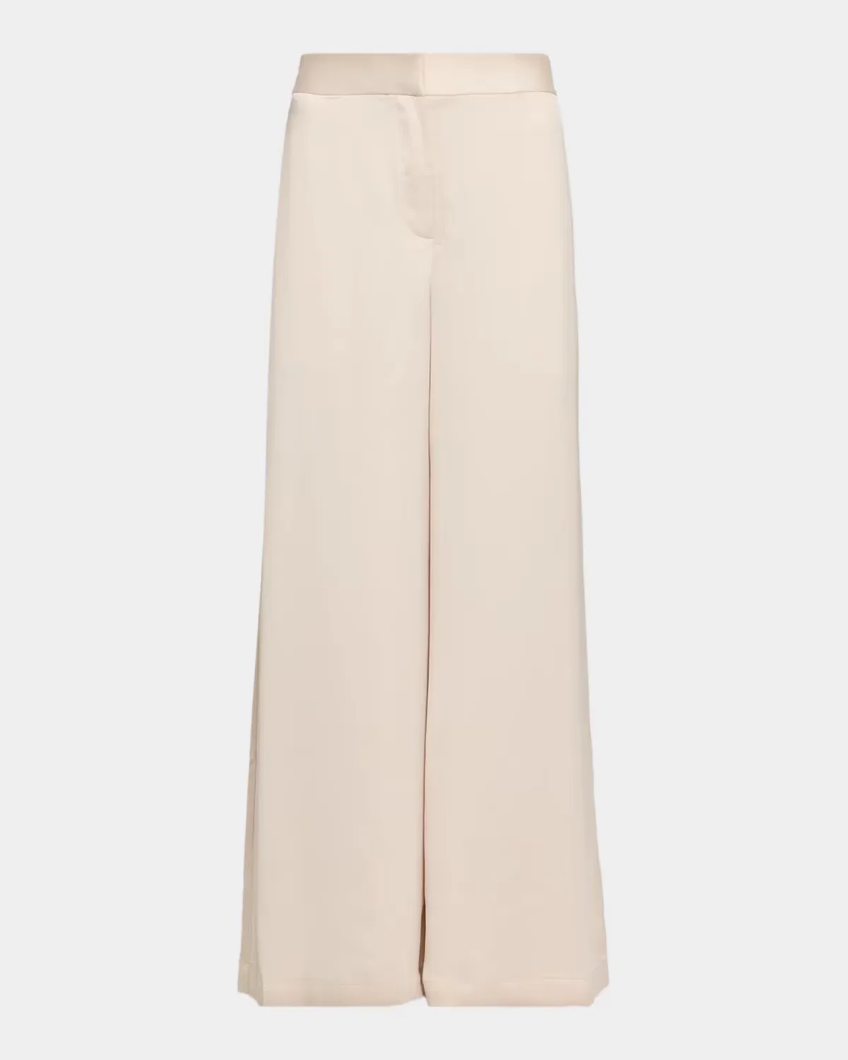 Arlan Satin Wide-Leg High-Rise Pants by JBQ