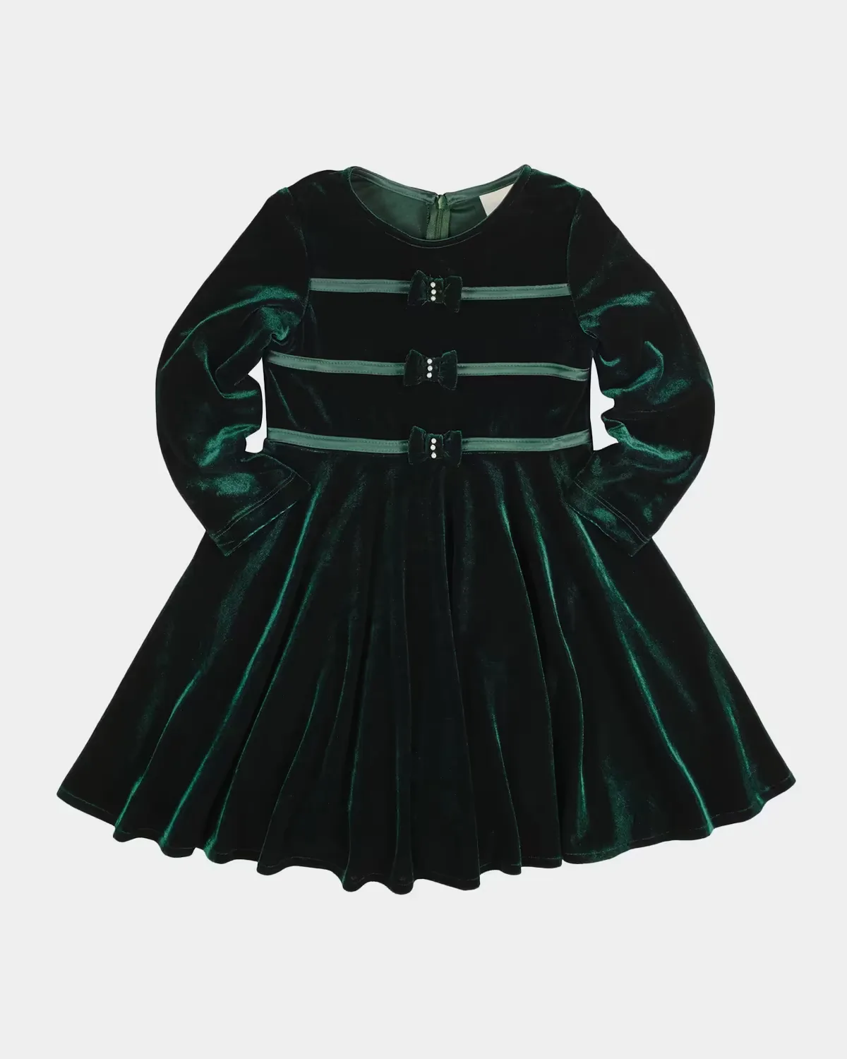 Bow-Embellished Velvet Dress by Florence Eiseman