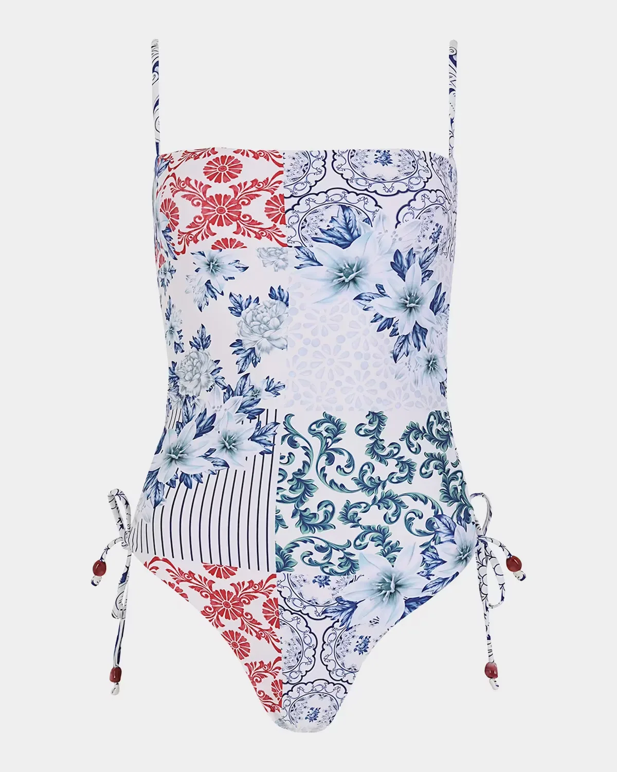 Mariel Tie-Side One-Piece Swimsuit by Agua Bendita