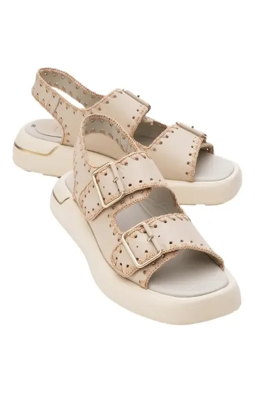 Douro Braided Rope Strap Leather Sandal by Forever & Always Shoes