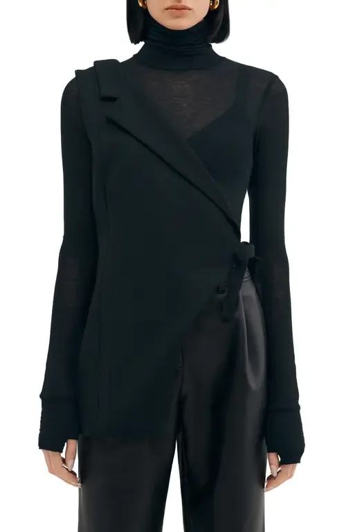 Grattan Asymmetric Sleeveless Blazer by Marcella