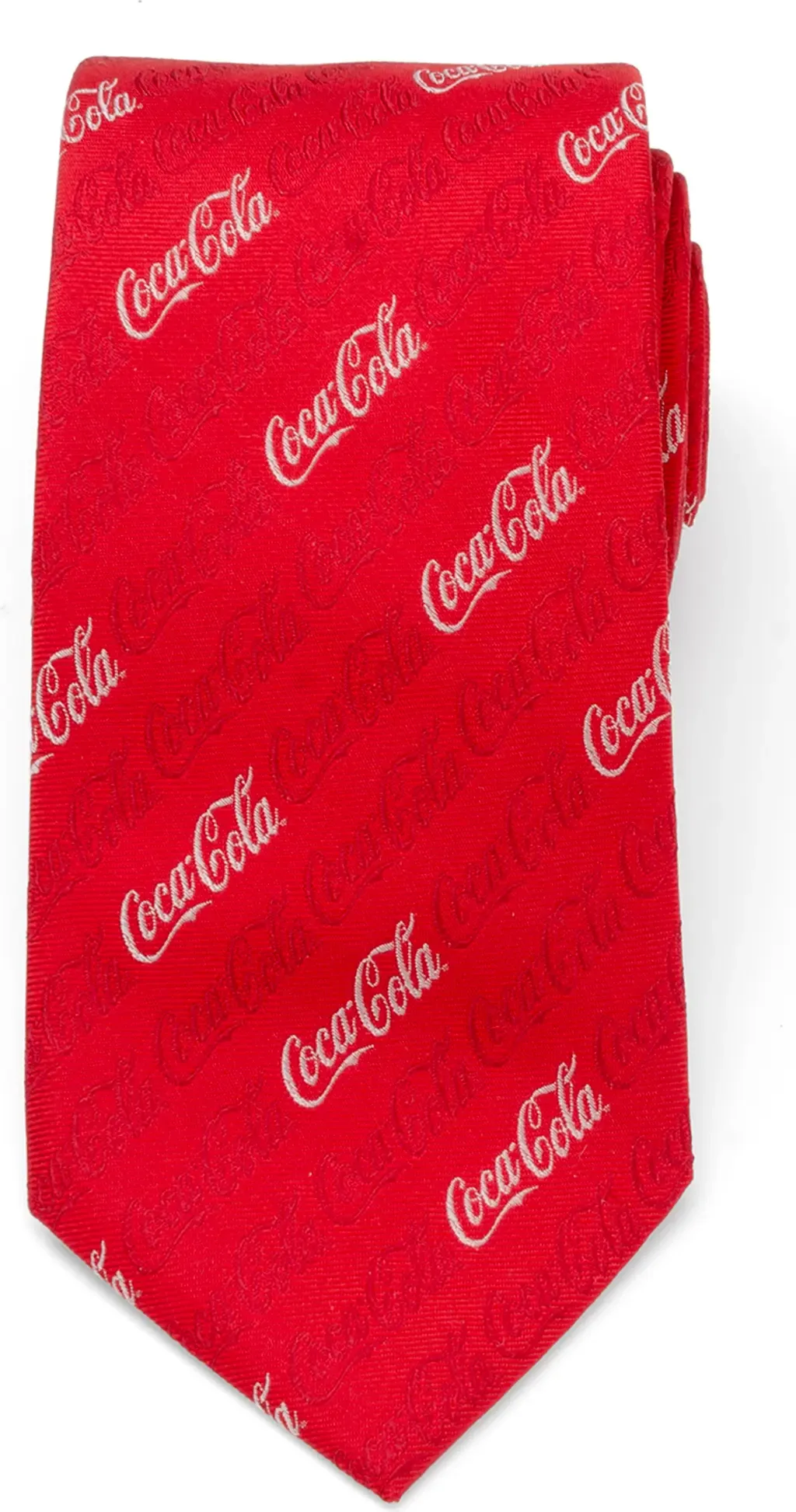 Coca-Cola® Logo Red Silk Blend Tie by Cufflinks, Inc.