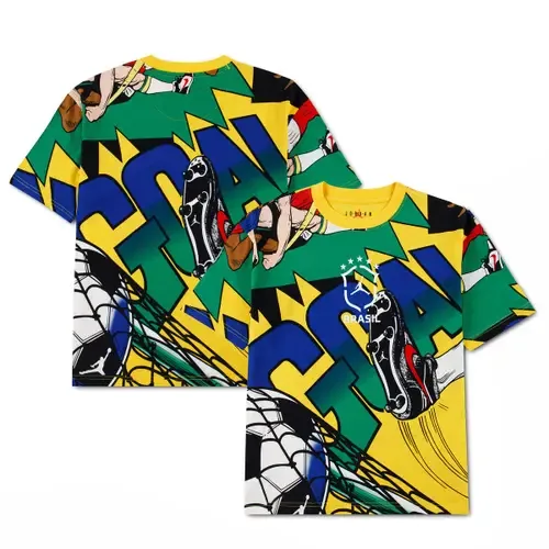 Jordan Brand Brazil National Team Boxy Goal T-Shirt by Jordan Brand