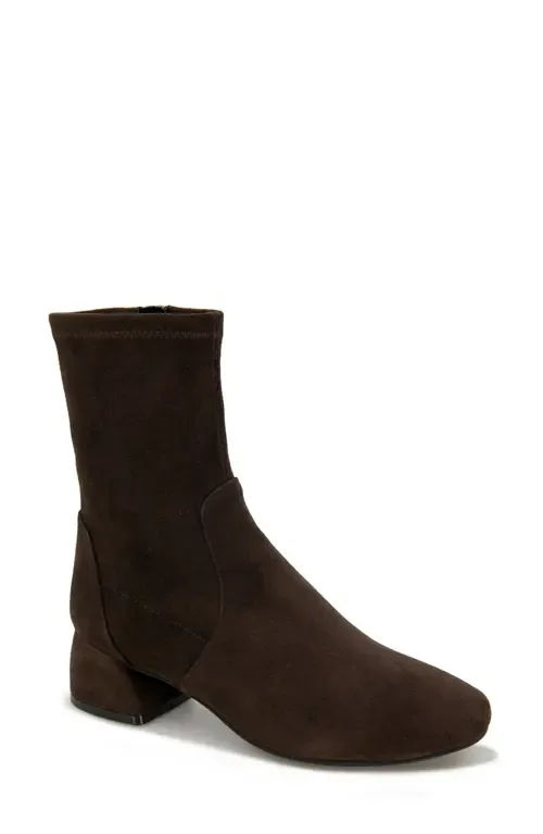 Emily Zip Bootie in Chocolate Suede by Gentle Souls