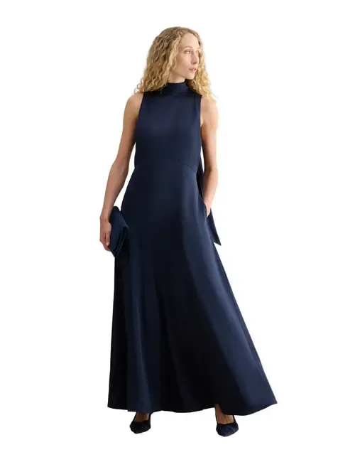 Marilyn Satin Maxi Dress by HOBBS LONDON