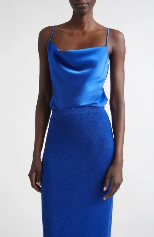 Monroe Liquid Satin Camisole Top by ST. JOHN