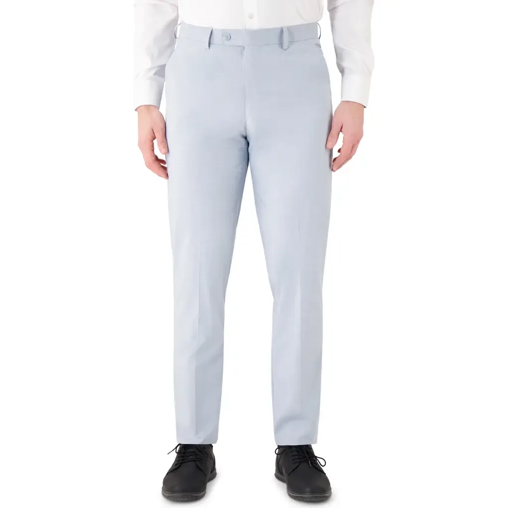 Vince Flat Front Texture Stretch Dress Pants by Victor Emmanuel