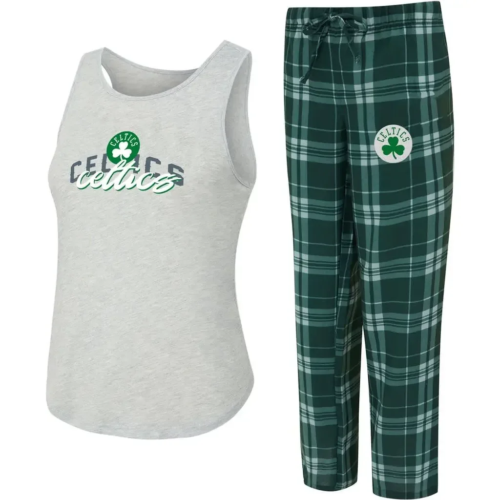 Concepts Sport Green Boston Celtics Regulate Tank & Pant Set by CONCEPTS SPORT